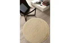 como Hochflorteppich Bunny | Ø 80 cm, Beige | Höffner