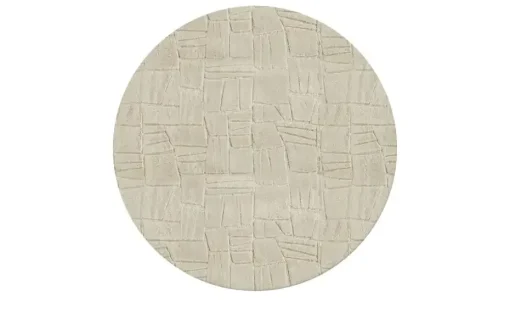 como Hochflorteppich Stone Soft | Cappuccino, Ø 160 cm