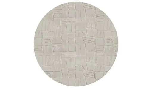 como Hochflorteppich Stone Soft | Taupe, Ø 160 cm