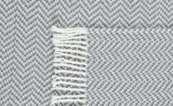 como Jacquard Plaid Zick Zack | Grau, Beige | Höffner