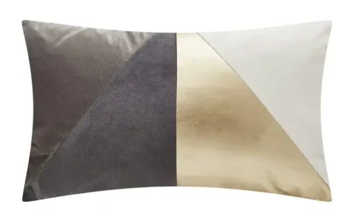 como Kissen Chantal | Grau, Goldfarben, Creme | Höffner