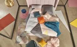 como Kissen Sechseck | Creme, Rosa | Möbel Höffner