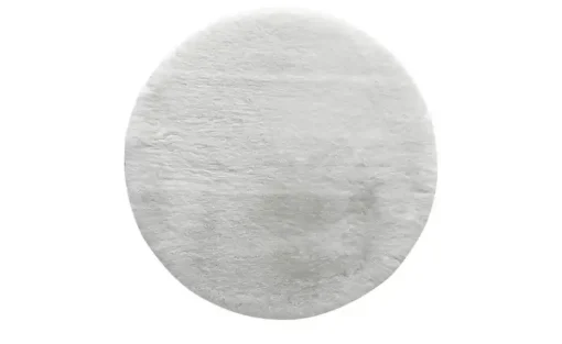 como Kunstfell Bunny Premium | Silbergrau, Ø 80 cm
