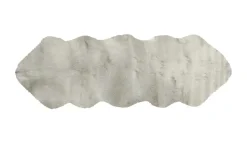 como Kunstfell Long Shape | Silbergrau, 60x180 cm
