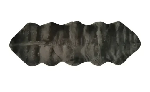 como Kunstfell Long Shape | Dunkelbraun, 60x180 cm