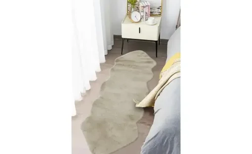 como Kunstfell Long Shape | Creme, 60x180 cm | Höffner