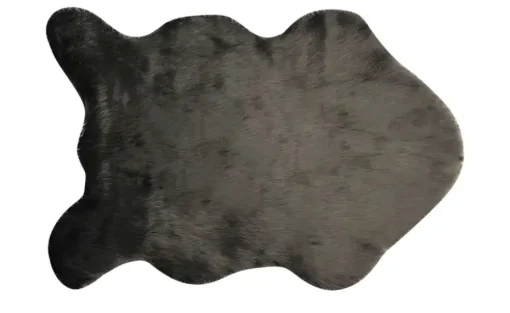 como Kunstfell Long Shape | Dunkelbraun, 60x90 cm