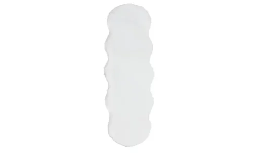 como Kunstfell mit weichem Rücken Doppelfell Bunny-Soft | Weiß