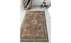 como Kurzflorteppich Flat Beauty Oriental | Schwarz, Rot, 80x150 cm