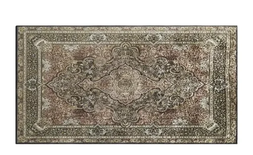 como Kurzflorteppich Flat Beauty Oriental | Schwarz, Rot, 80x150 cm
