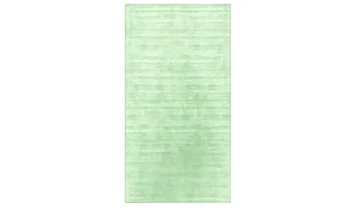 como Kurzflorteppich Flat Beauty Uni | Grün, 80x150 cm