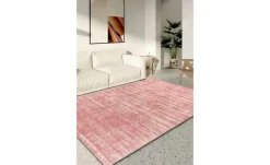 como Kurzflorteppich Flat Beauty Uni | Rosé, 160x230 cm