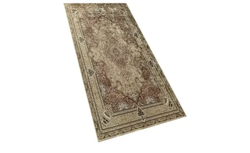 como Kurzflorteppich Flat Beauty Oriental | Goldfarben, Rot, 80x150 cm