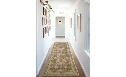 como Kurzflorteppich Flat Beauty Oriental | Goldfarben, Rot, 80x250 cm