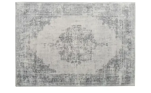 como Kurzflorteppich Flat Beauty | Silbergrau, 140x200 cm