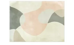 como Kurzflorteppich Retro | 120x160 cm, Rosé, Creme