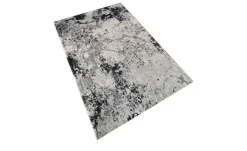 como Kurzflorteppich Velvet | Silbergrau, Grau, 200x300 cm