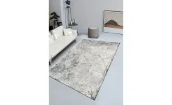 como Kurzflorteppich Velvet | Silbergrau, 80x150 cm