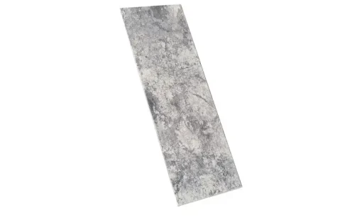 como Kurzflorteppich Velvet | Silbergrau, 66x200 cm
