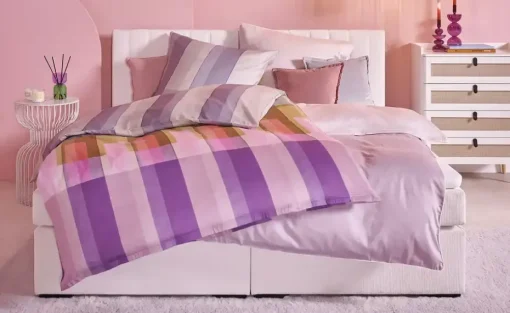 como Satin Bettwäsche Purple Symphonie | Möbel Höffner