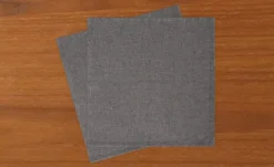 como Serviette Serviette Leinen-Effekt | Anthrazit