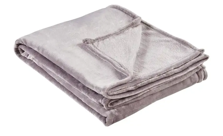 como Soft Flauschdecke Mirabelle | Lilagrau | Höffner