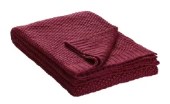 como Strickplaid Lynn | Beere | Möbel Höffner