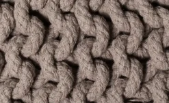 como Strickpouf | Taupe, 50 cm | Möbel Höffner