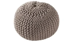 como Strickpouf | Taupe, 50 cm | Möbel Höffner
