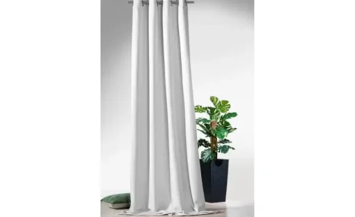 como verdunklungs thermo 245 x 135 cm (HxB) Ösenschal | silberfarben