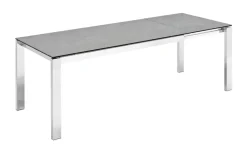 Connubia Keramiktisch ausziehbar Baron | Grau, 130 cm