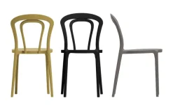 Connubia Stuhl  stapelbar Caffe | Schwarz | Höffner