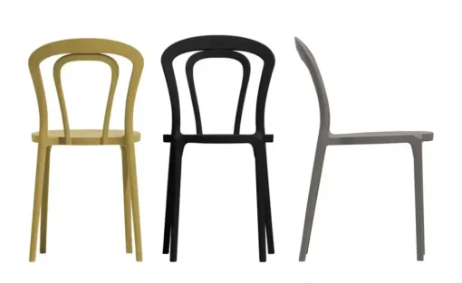 Connubia Stuhl  stapelbar Caffe | Schwarz | Höffner