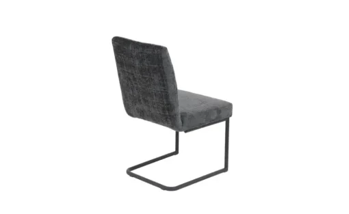Cord-Polsterstuhl 2er-Set Cleo | Anthrazit | Höffner