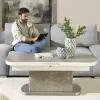 Couch- und Esstisch höhenverstellbar und ausziehbar Sizilien