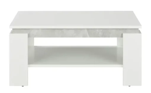 Couchtisch Colombaia | Weiß, Betonoptik | Möbel Höffner