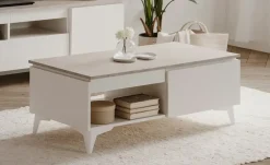 Couchtisch Dimarro | Weiß, Sand | Möbel Höffner