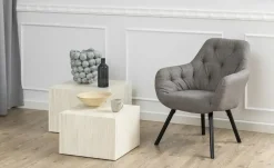 Couchtisch 2er Set Chioggio | Travertinoptik, Sand