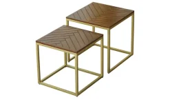 Couchtisch, 2er-Set aus Massivholz Calatria | Höffner