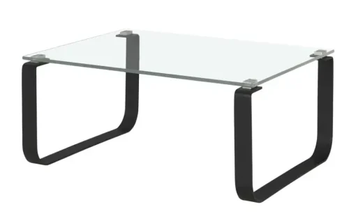Couchtisch Helen | transparent, Schwarz | Möbel Höffner