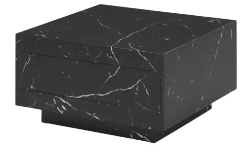 Couchtisch in Marmor-Optik schwarz Ortyga | Höffner