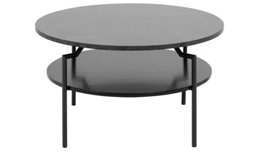 Couchtisch Lachea | Marmoroptik, Schwarz | Höffner