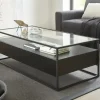 Couchtisch Lamia | Schubladen & Korpus: schwarz