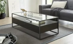 Couchtisch Lamia | Schubladen & Korpus: schwarz