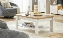 Couchtisch Toneo | Eiche (Nachbildung), Weiß | Höffner