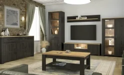 Couchtisch Toneo | Mooreiche (Nachbildung), Eiche (Nachbildung)
