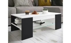 Couchtisch Tunas | Weiß, Schwarz | Möbel Höffner