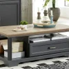 Couchtisch Varese | Graphit, Asteiche (Nachbildung)