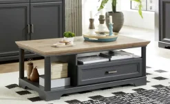 Couchtisch Varese | Graphit, Asteiche (Nachbildung)
