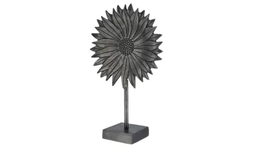 Deko Objekt Blume | Grau, Schwarz | Möbel Höffner